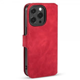 Dg.Ming iPhone 14 Pro Etui Retro Rød