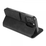 Dg.Ming iPhone 14 Pro Etui Retro Svart