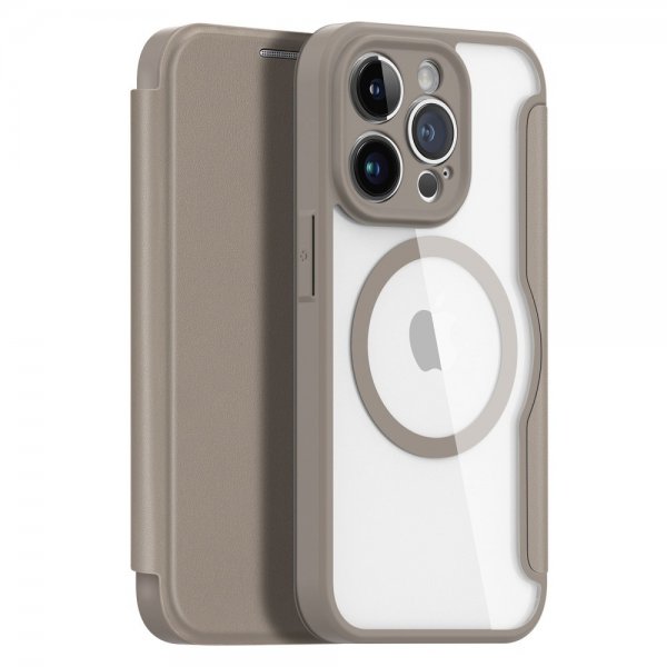 Dux Ducis iPhone 14 Pro Etui Skin X Pro Series MagSafe Khaki