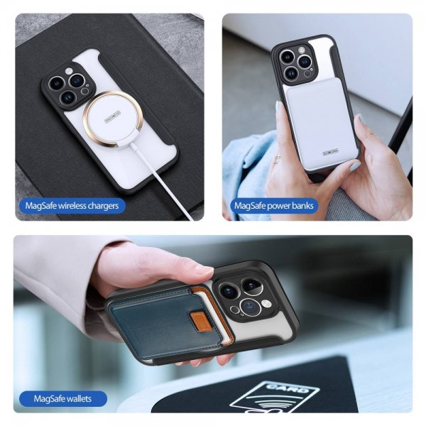 Dux Ducis iPhone 14 Pro Etui Skin X Pro Series MagSafe Svart