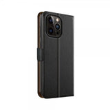 Xqisit iPhone 14 Pro Etui Slim Wallet Selection Svart