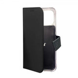 Celly iPhone 14 Pro Etui Wally Wallet Case Svart