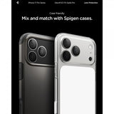 Spigen iPhone 14/15/16/17 Pro & Pro Max Kamerabeskytter GLAS.tR EZ Fit Optik Pro 2-pakning Grå