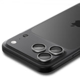 Spigen iPhone 14/15/16/17 Pro & Pro Max Kamerabeskytter GLAS.tR EZ Fit Optik Pro 2-pakning Grå