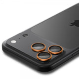 Spigen iPhone 14/15/16/17 Pro & Pro Max Kamerabeskytter GLAS.tR EZ Fit Optik Pro 2-pakning Oransje