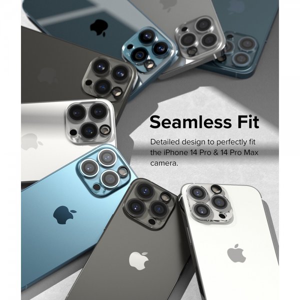 Ringke iPhone 14 Pro/iPhone 14 Pro Max Kamerabeskytter Camera Protector Glass 2-pakning