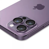 Spigen iPhone 14 Pro/iPhone 14 Pro Max Kamerabeskytter GLAS.tR EZ Fit Optik Pro Deep Purple 2-pakning