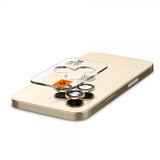 Spigen iPhone 14 Pro/iPhone 14 Pro Max Kamerabeskytter GLAS.tR EZ Fit Optik Pro Gull 2-pakning