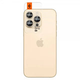 Spigen iPhone 14 Pro/iPhone 14 Pro Max Kamerabeskytter GLAS.tR EZ Fit Optik Pro Gull 2-pakning