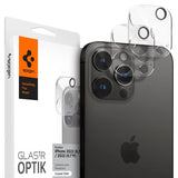 Spigen iPhone 14 Pro/14 Pro Max/15 Pro/15 Pro Max/16 Pro/16 Pro Max Kamerabeskytter Glas.tR Optik 2-pakning Crystal Clear