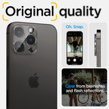 Spigen iPhone 14 Pro/14 Pro Max/15 Pro/15 Pro Max/16 Pro/16 Pro Max Kamerabeskytter Glas.tR Optik 2-pakning Crystal Clear