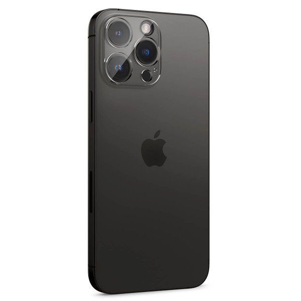 Spigen iPhone 14 Pro/14 Pro Max/15 Pro/15 Pro Max/16 Pro/16 Pro Max Kamerabeskytter Glas.tR Optik 2-pakning Crystal Clear