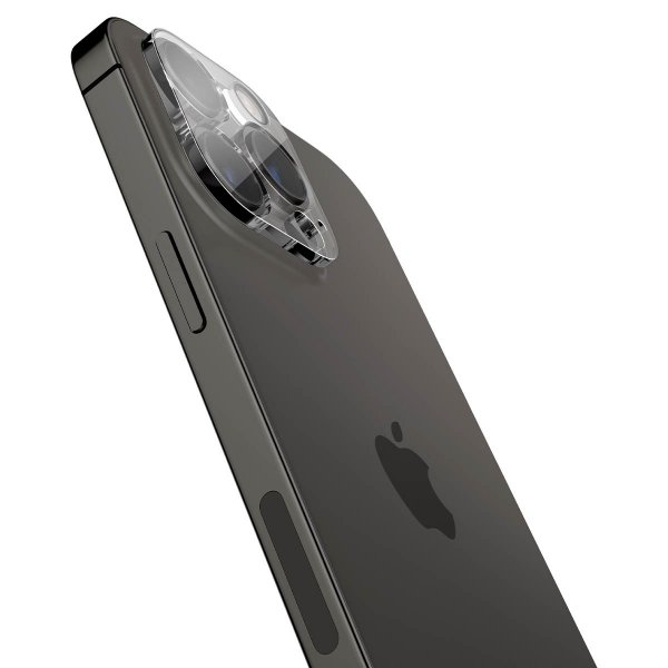 Spigen iPhone 14 Pro/14 Pro Max/15 Pro/15 Pro Max/16 Pro/16 Pro Max Kamerabeskytter Glas.tR Optik 2-pakning Crystal Clear