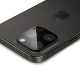 Spigen iPhone 14/15/16 Pro & Pro Max Kamerabeskytter Glas.tR Optik 2-pakning Svart