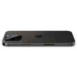 Spigen iPhone 14/15/16 Pro & Pro Max Kamerabeskytter Glas.tR Optik 2-pakning Svart