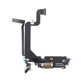 iPhone 14 Pro Ladekontakt med Flexkabel Original - Gull
