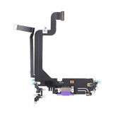 iPhone 14 Pro ladekontakt med flexkabel original - lilla