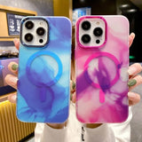 iPhone 14 Pro Deksel Mønster Rosa