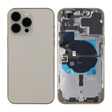 iPhone 14 Pro Max Bakside med Komplett Ramme OEM - Gull