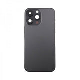 iPhone 14 Pro Max bakside med komplett ramme - svart