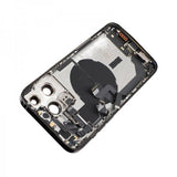 iPhone 14 Pro Max bakside med komplett ramme - svart