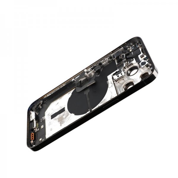 iPhone 14 Pro Max bakside med komplett ramme - svart