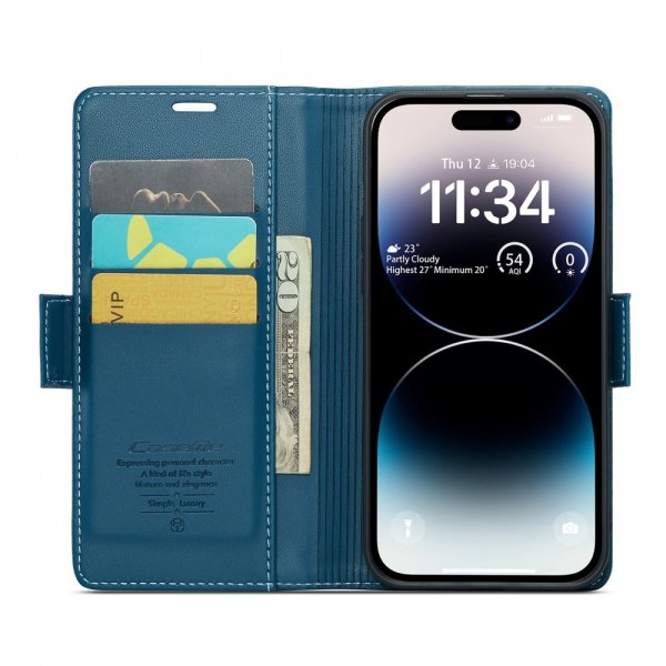 CaseMe iPhone 14 Pro Max Etui 023 Series Blå