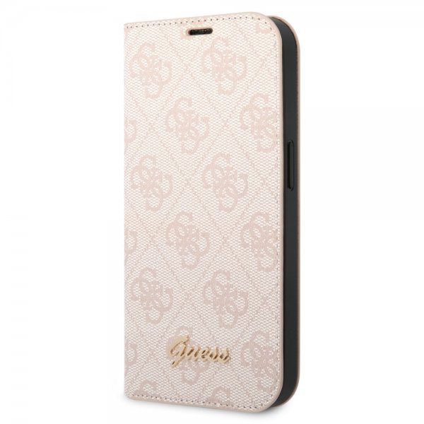 Guess iPhone 14 Pro Max Etui 4G Logo Rosa