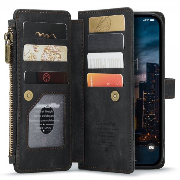 CaseMe iPhone 14 Pro Max Etui C30 Series Svart