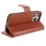 Nordic Covers iPhone 14 Pro Max Etui Essential Leather Maple Brown