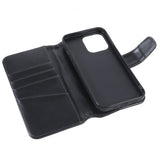 Nordic Covers iPhone 14 Pro Max Etui Essential Leather Raven Black