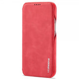 Lc.Imeeke iPhone 14 Pro Max Etui Flip Rød
