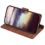 iPhone 14 Pro Max Etui Krokodillemønster Brun