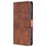 iPhone 14 Pro Max Etui Krokodillemønster Brun