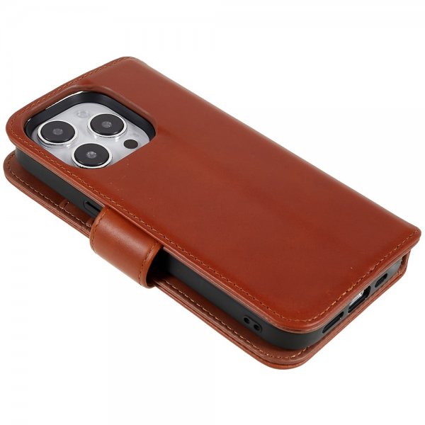 Nordic Covers iPhone 14 Pro Max Etui MagLeather Maple Brown