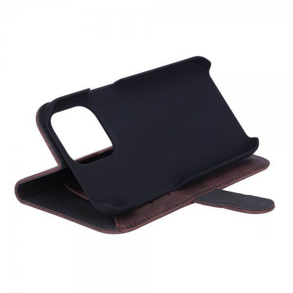 Gear iPhone 14 Pro Max Etui med Kortlomme Brun