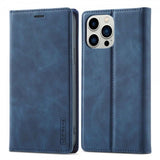 Lc.Imeeke iPhone 14 Pro Max Etui med Kortlomme flipp Blå