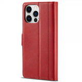 Lc.Imeeke iPhone 14 Pro Max Etui med Kortlomme Rød