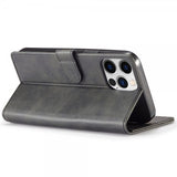 Lc.Imeeke iPhone 14 Pro Max Etui med Kortlomme stativfunksjon Svart