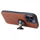 iPhone 14 Pro Max Etui Avtagbart Deksel KT Leather Series-3 Brun