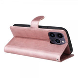 iPhone 14 Pro Max Etui Avtagbart Deksel KT Leather Series-3 Rosegull