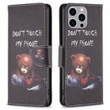 iPhone 14 Pro Max Etui Motiv Bjørn Don't Touch My Phone
