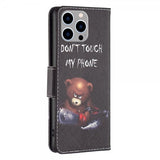 iPhone 14 Pro Max Etui Motiv Bjørn Don't Touch My Phone