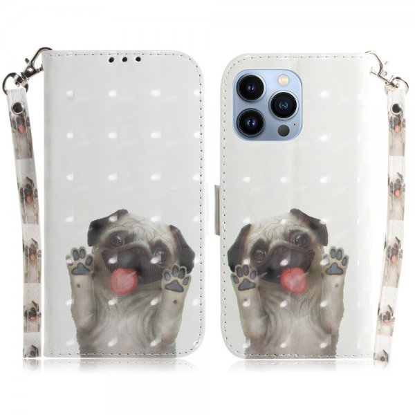 iPhone 14 Pro Max Etui Motiv Mops