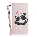 iPhone 14 Pro Max Etui Motiv Panda Hjerter
