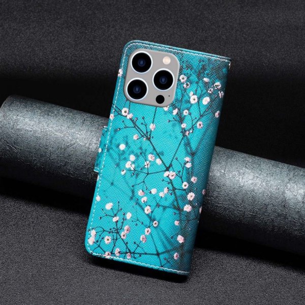 iPhone 14 Pro Max Etui Motiv Plomme blomstrer