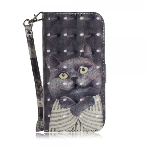 iPhone 14 Pro Max Etui Motiv Svart Katt