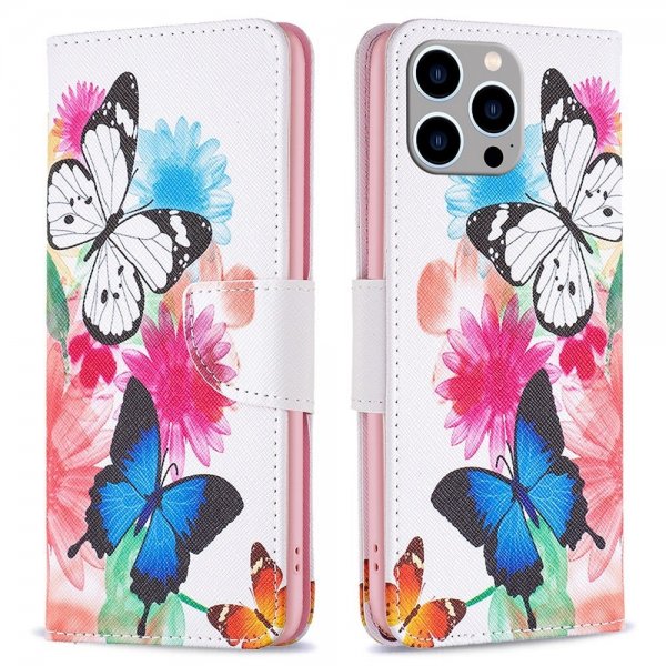 iPhone 14 Pro Max Etui Motiv To Sommerfugler