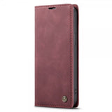 CaseMe iPhone 14 Pro Max Etui Retro Flip Rød
