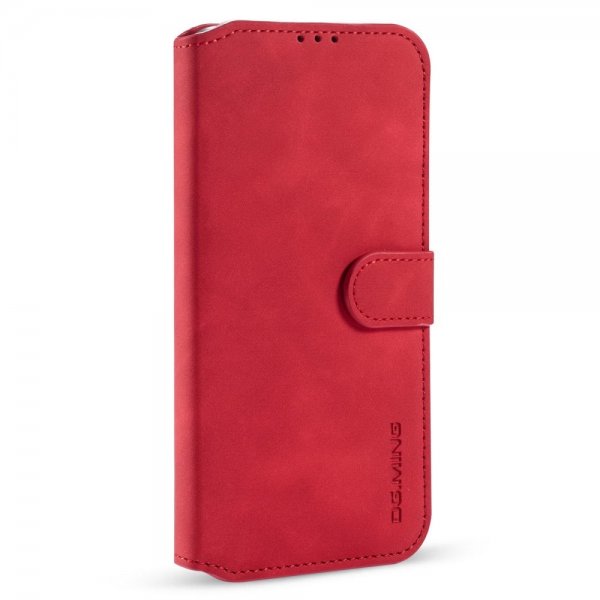 Dg.Ming iPhone 14 Pro Max Etui Retro Rød